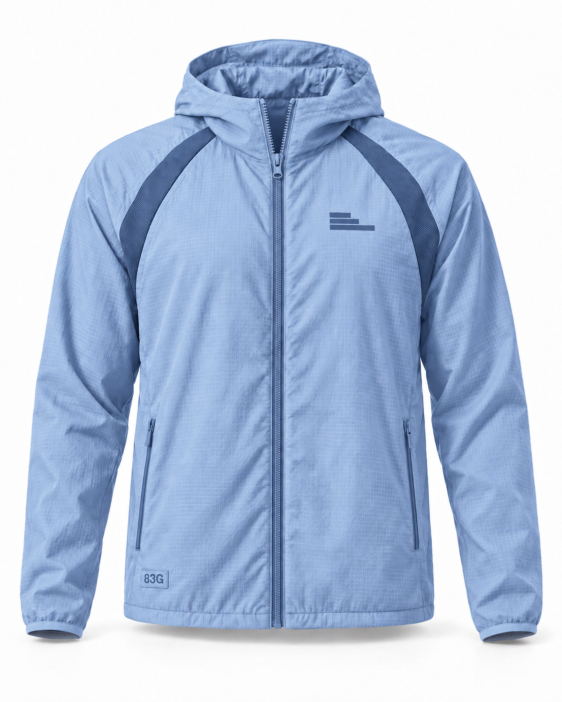 Explore the Light Blue jacket. Select a numbered detail or a component to take a closer look.